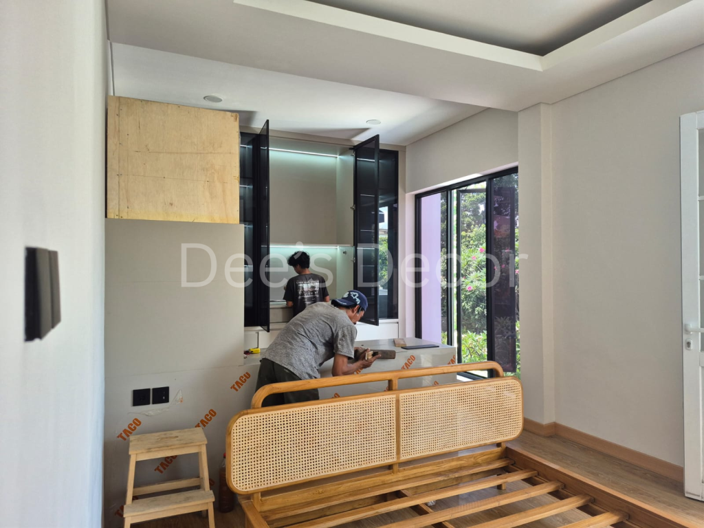 pengerjaan kitchen set custom